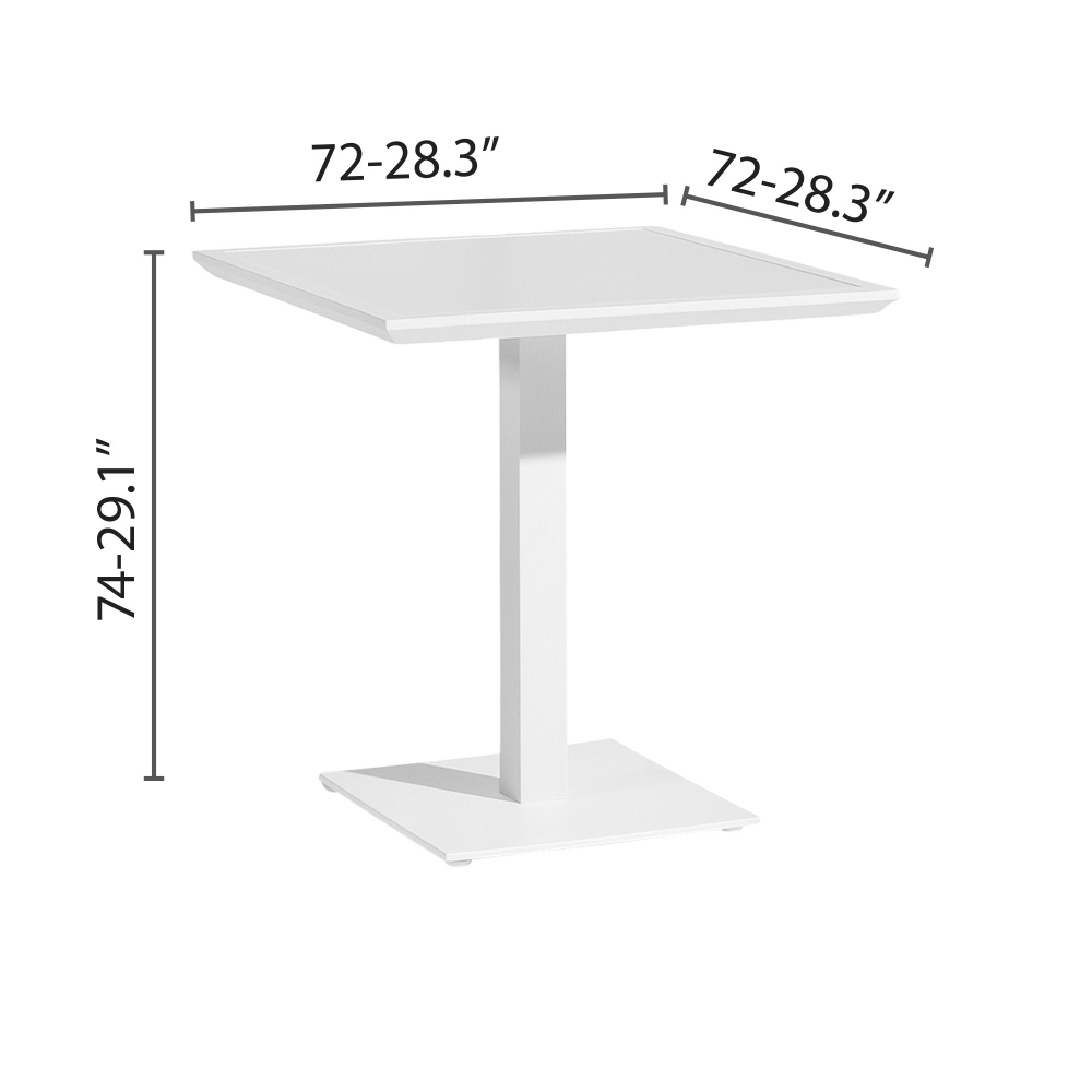 Diphano Selecta Bistro table 72x72 cm 74h cm