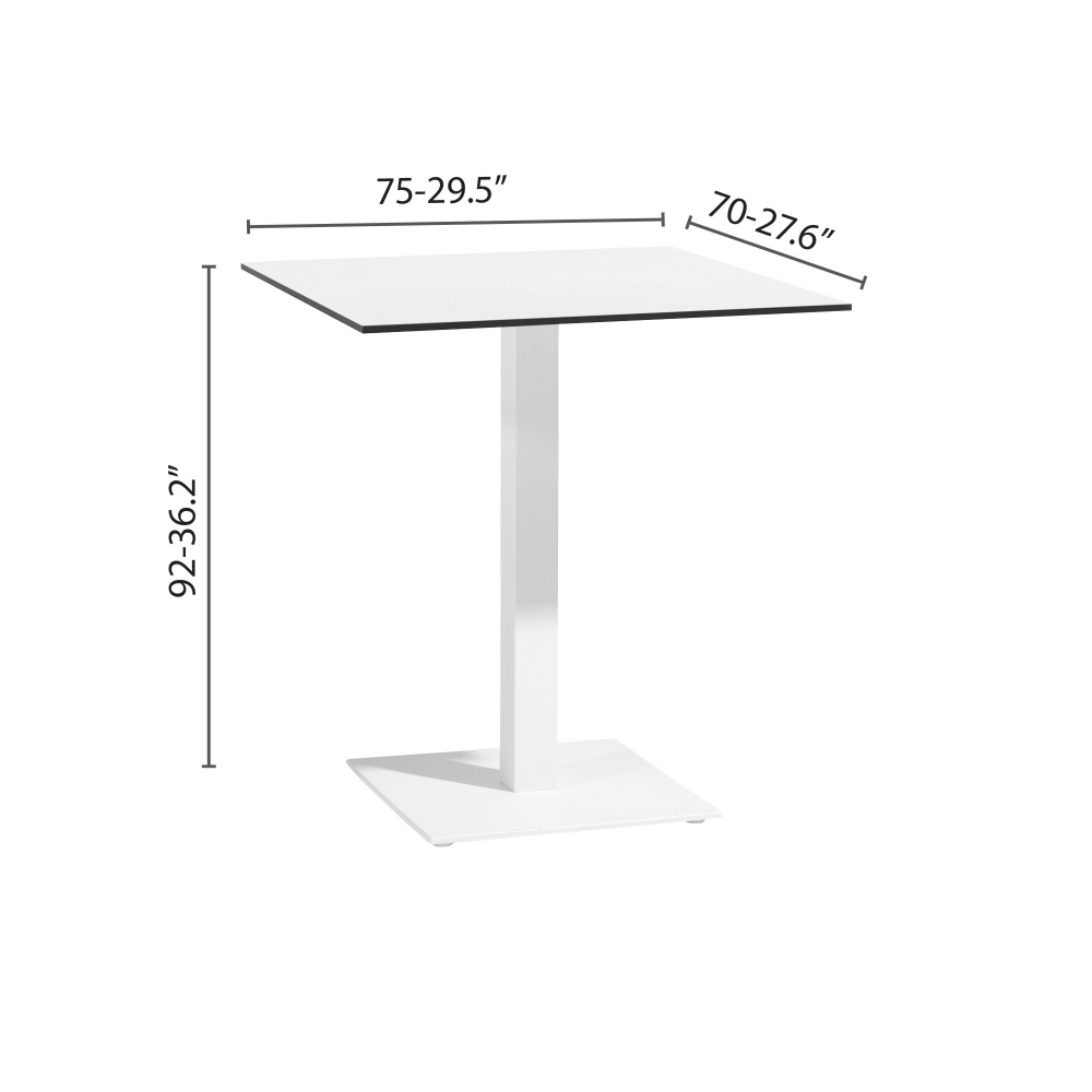 Diphano Tavolo counter Bistrot 75x70 h 92 cm Alexa