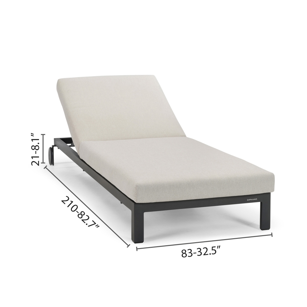 Diphano Cubic lounger with cushion
