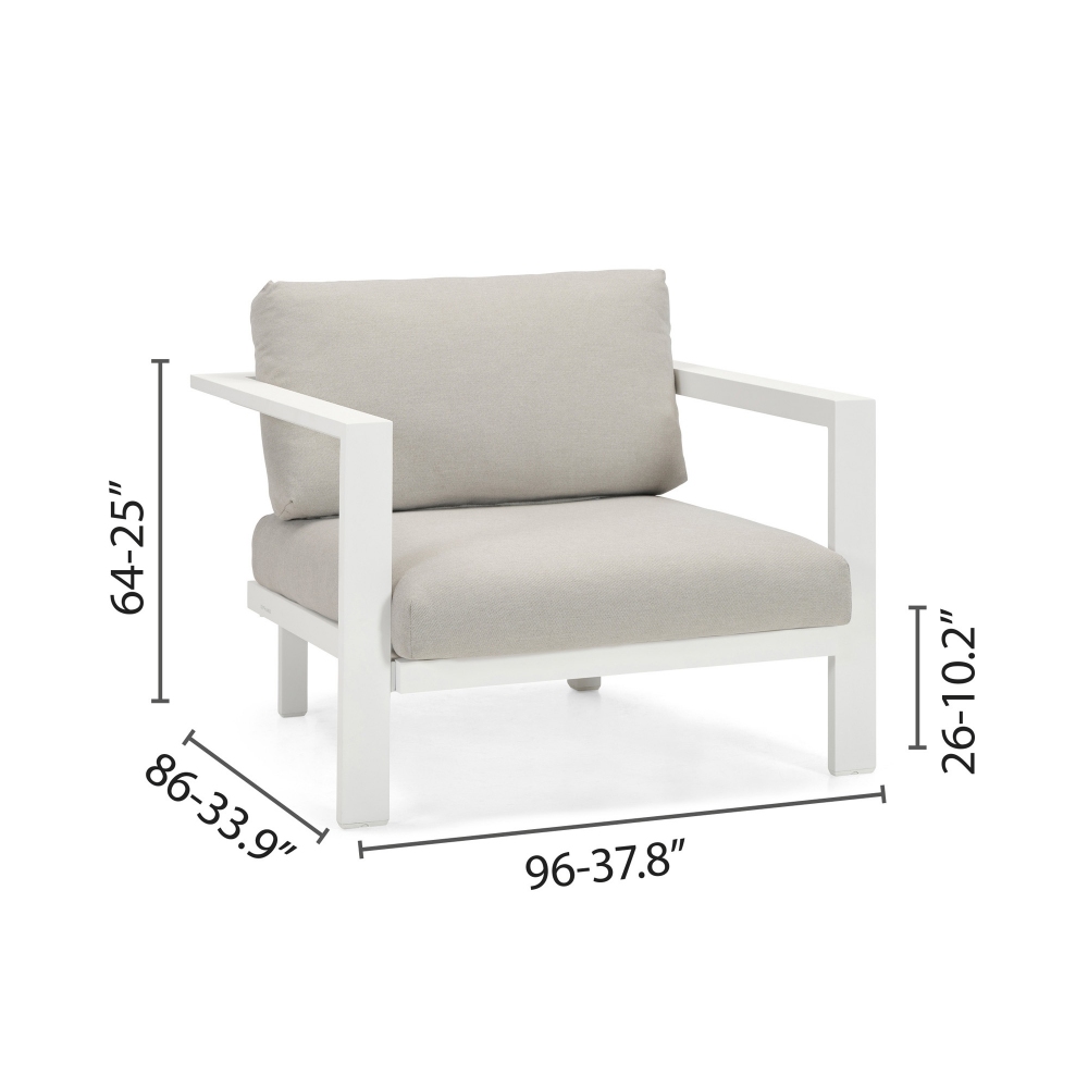 Diphano Poltrona con cuscini Cubic