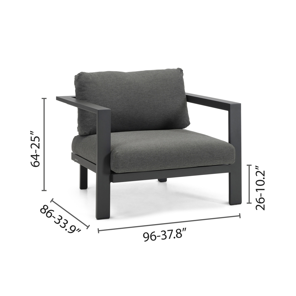 Diphano Cubic lounge chair with cushions