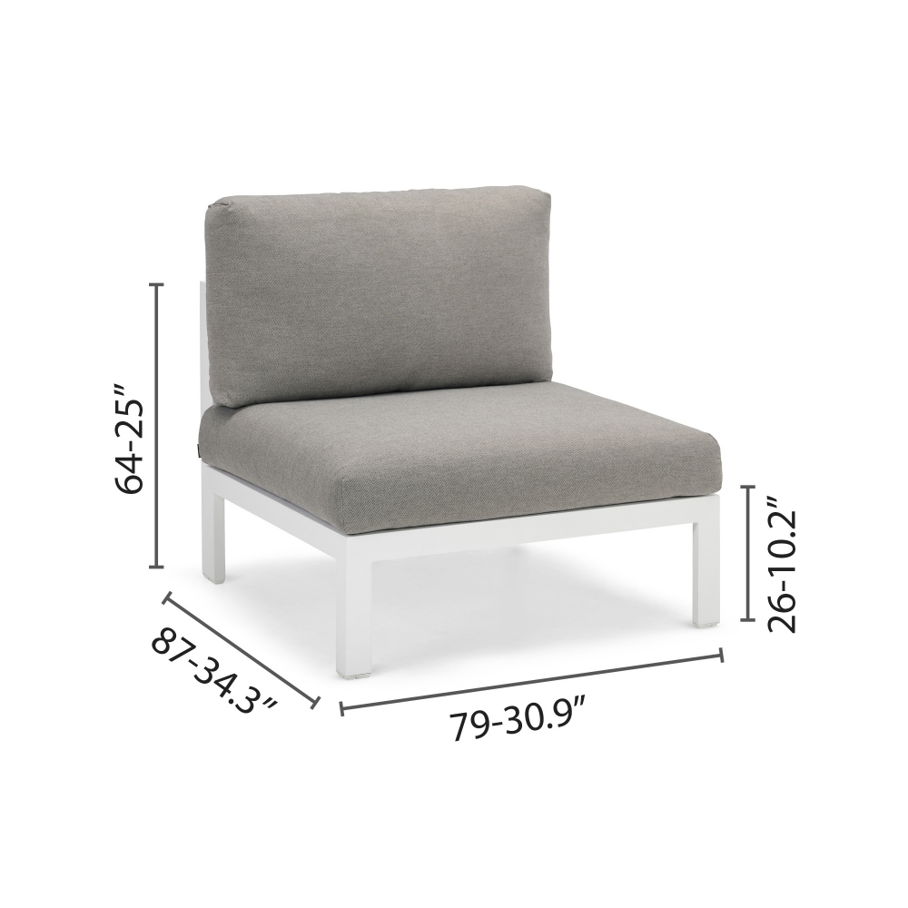 Diphano Cubic small middle seat with cushions
