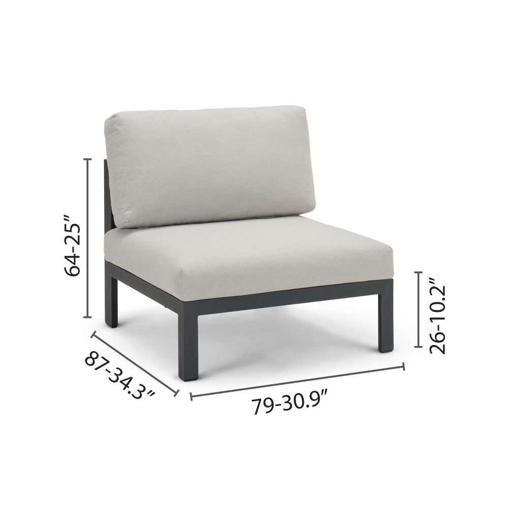 Diphano Cubic small middle seat with cushions