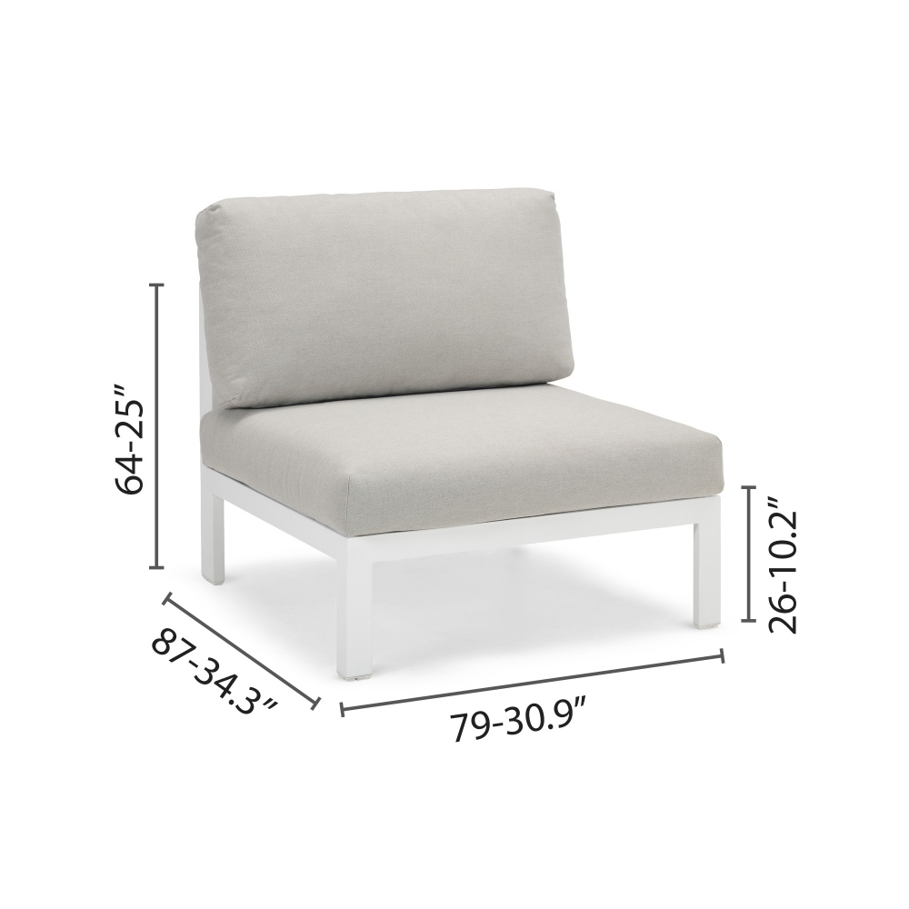 Diphano Cubic small middle seat with cushions