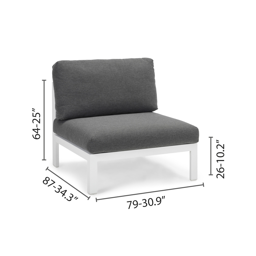 Diphano Cubic small middle seat with cushions