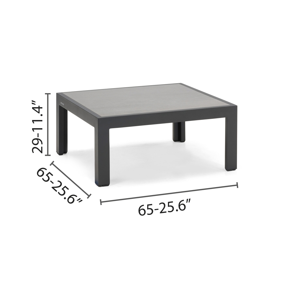 Diphano Tavolino 65x65 h 37 cm Cubic