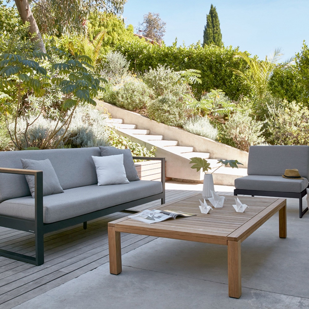 Diphano Divano 3 posti Landscape Teak