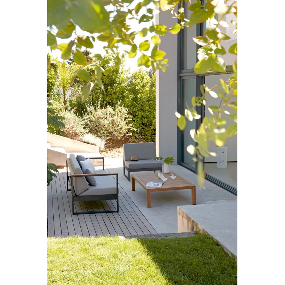 Diphano Landscape Teak 3 seater sofa