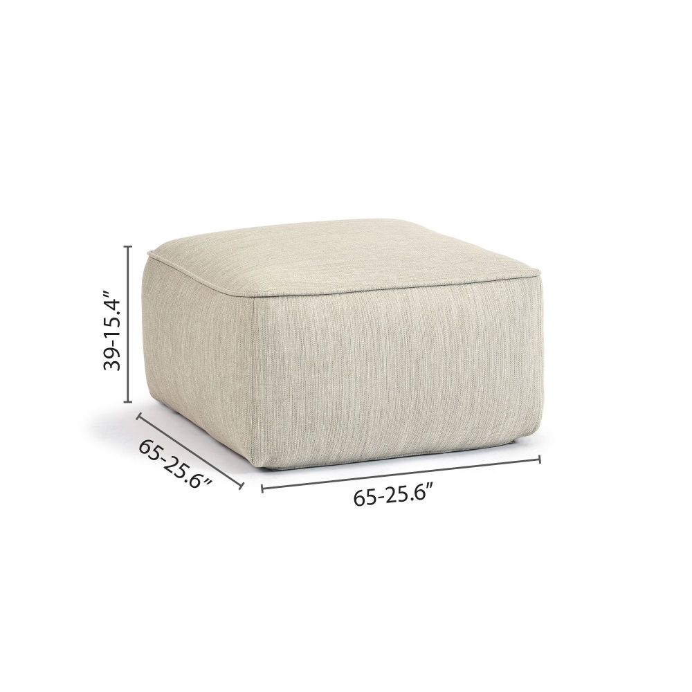 Diphano Easy Fit square pouf 65x65
