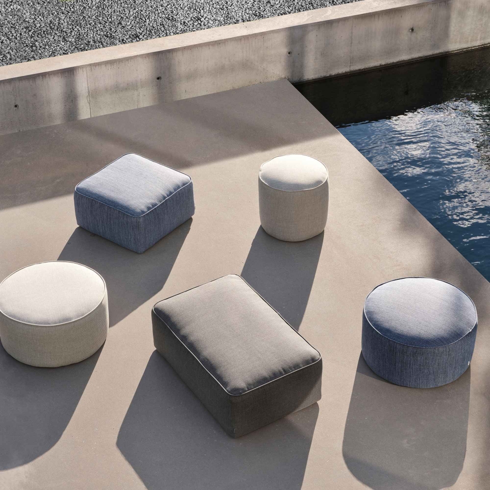 Diphano Easy Fit square pouf 65x65