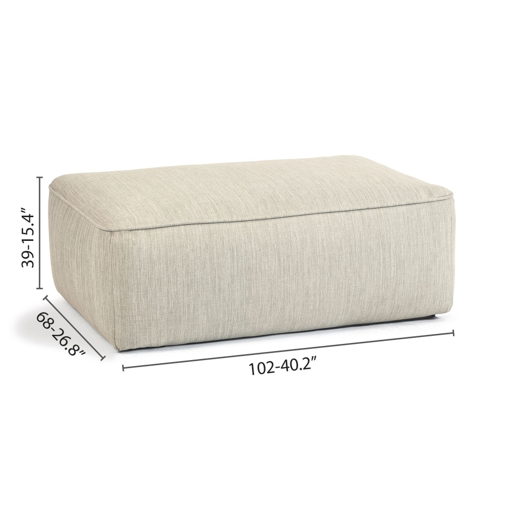 Diphano Easy Fit Rectangular Pouf 102x68 cm