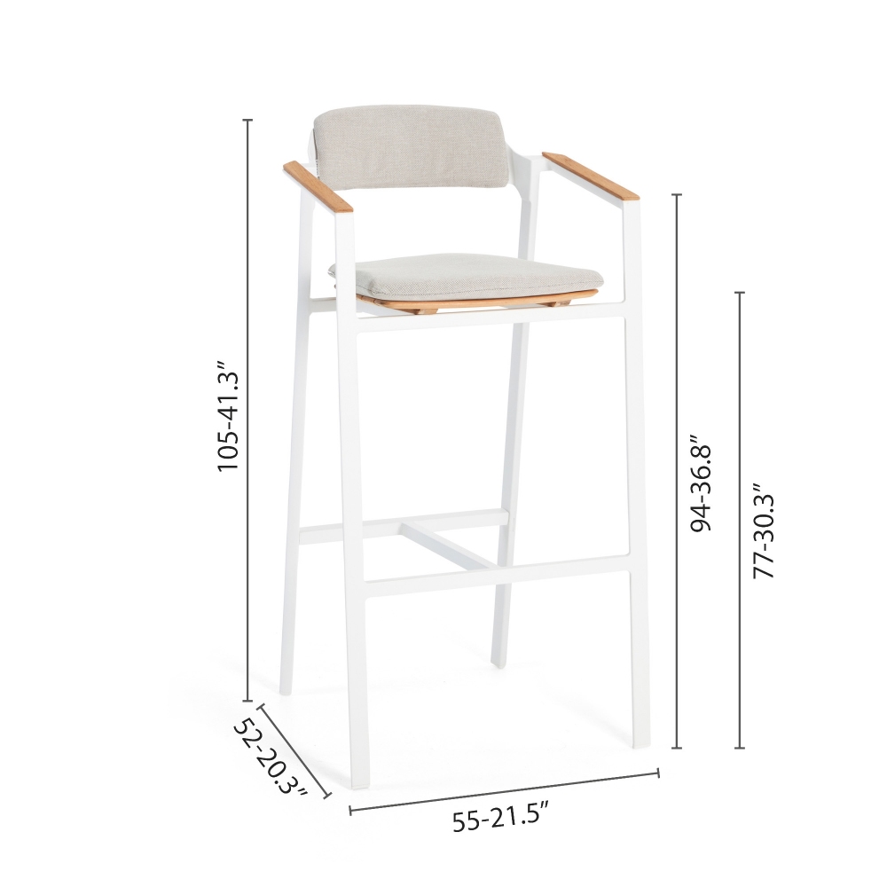 Diphano Sgabello alto 77,5 cm Icon