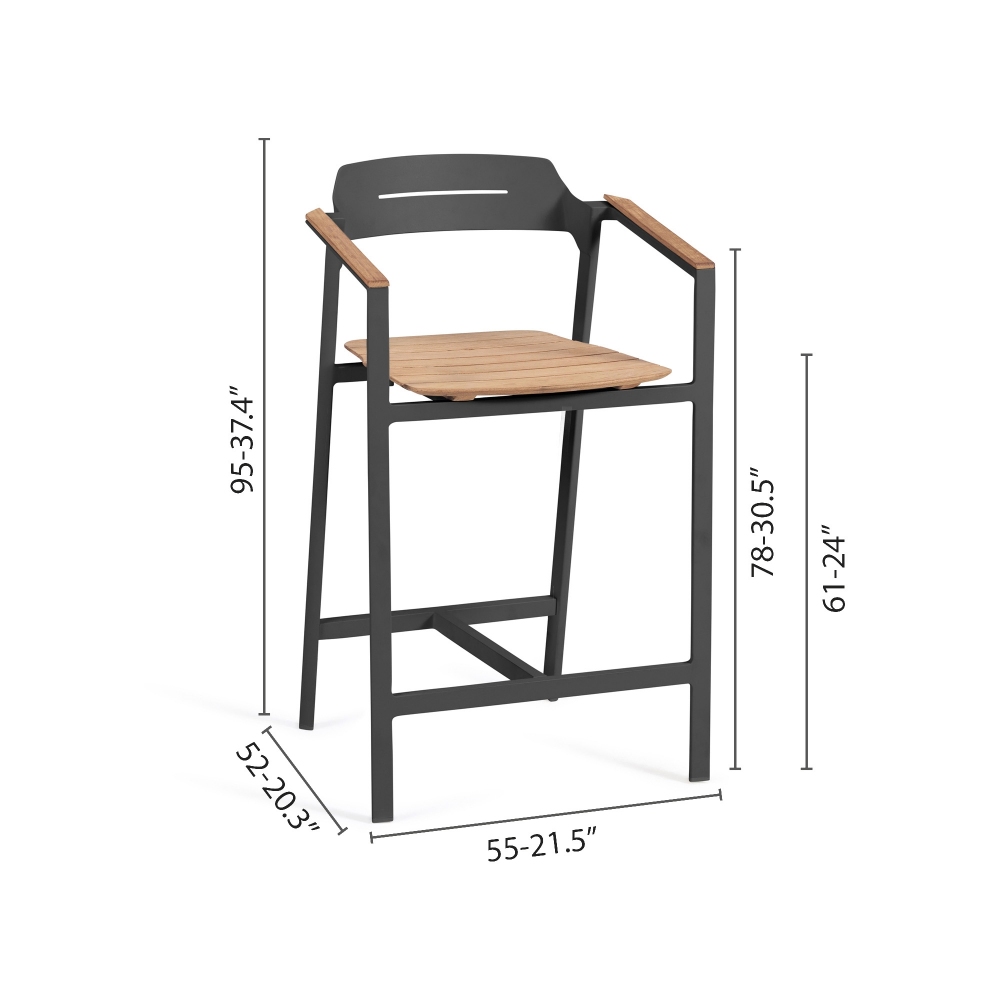 Diphano Icon barstool 61h cm
