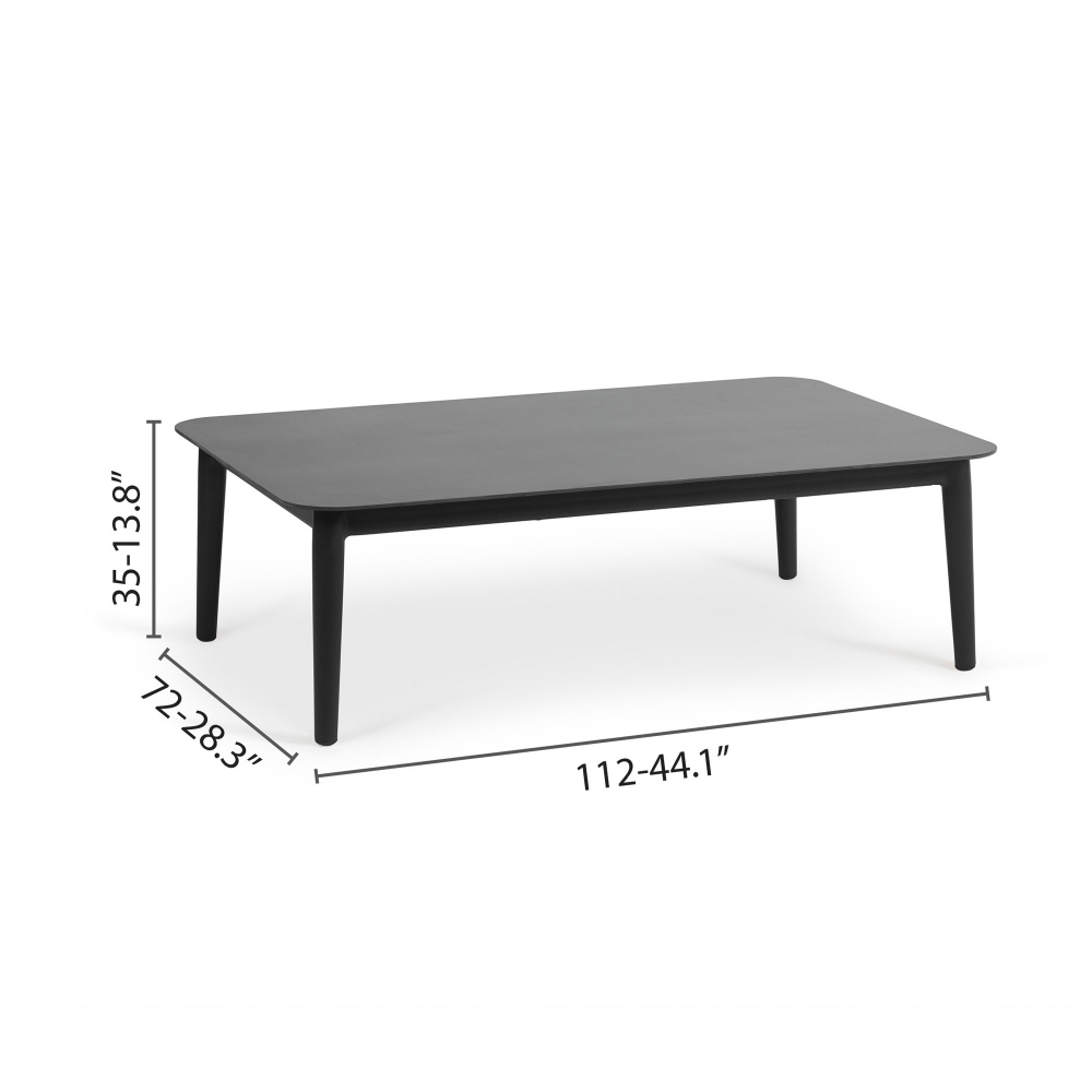 Diphano Diamond Coffee table with ceramic top 112x72 h 35 cm