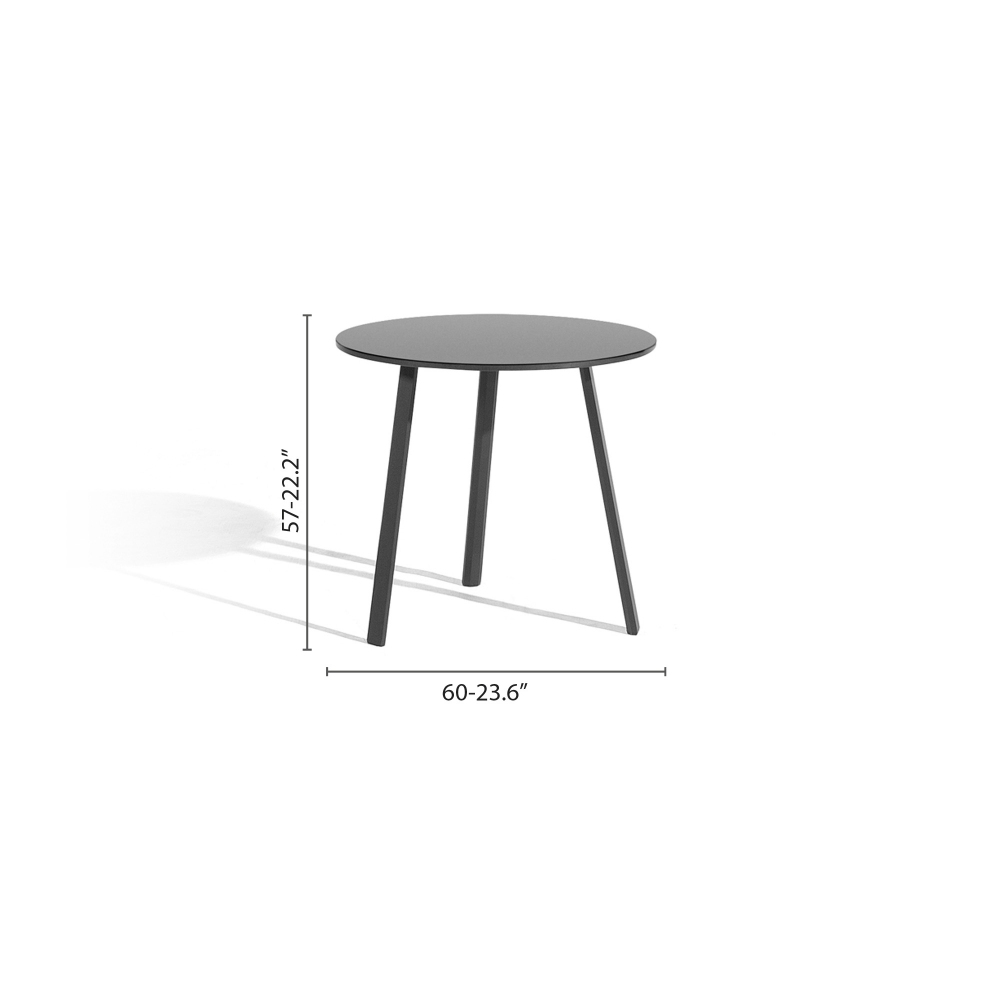 Diphano Easy Fit side table elite 60xR cm 56,5h cm