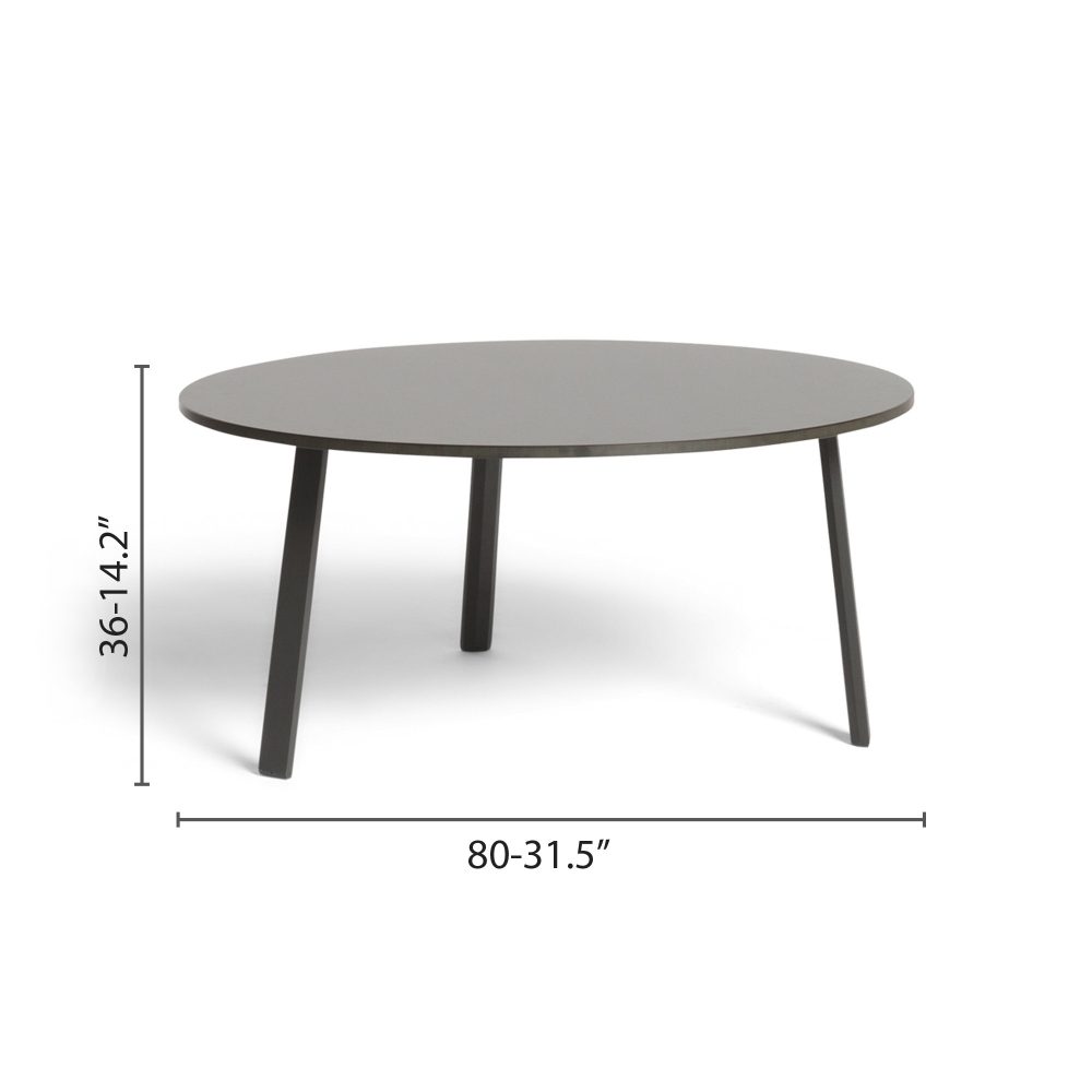 Diphano Easy Fit side table Elite 80xR cm 36h cm