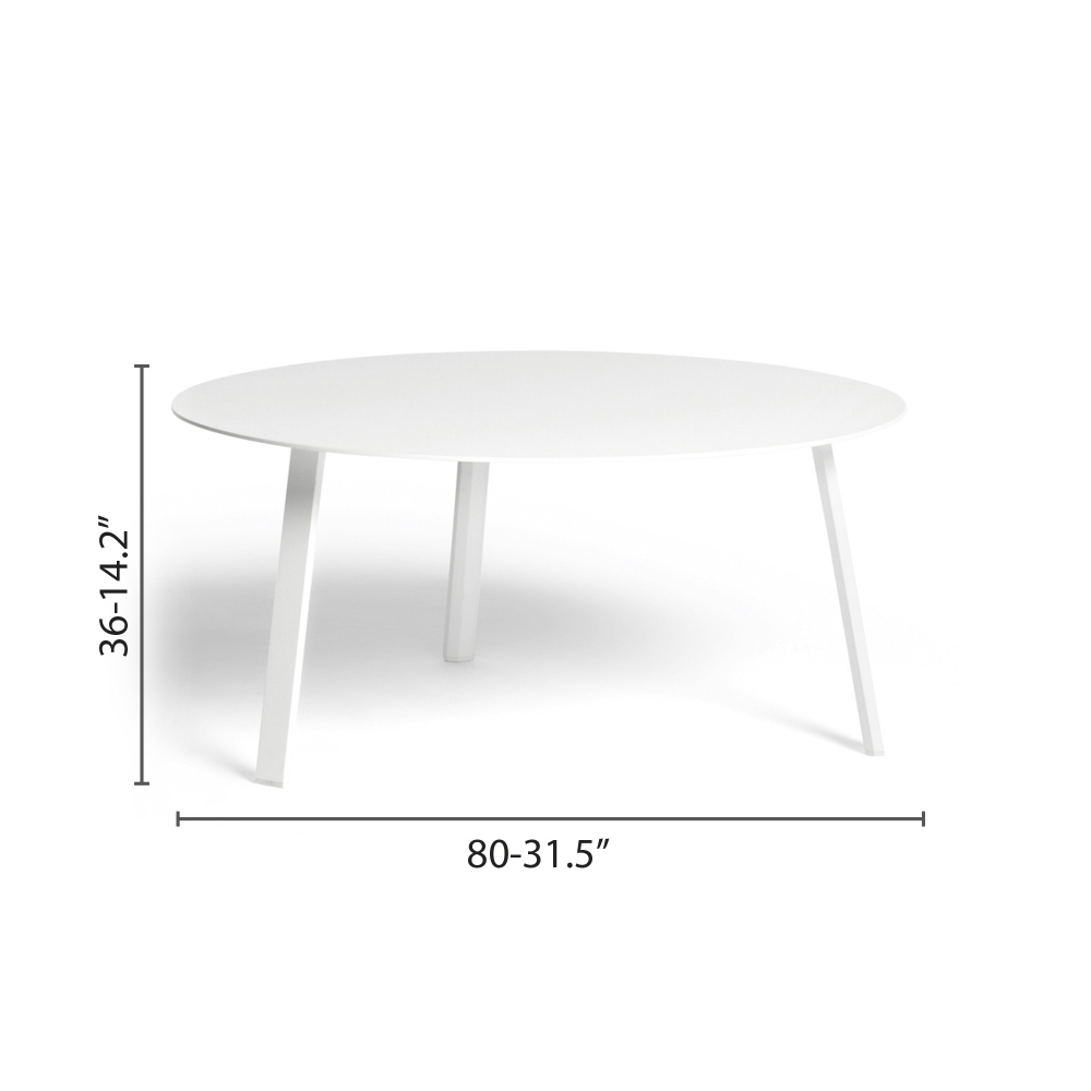 Diphano Tavolino Elite diam. 80 h 36 cm Easy Fit