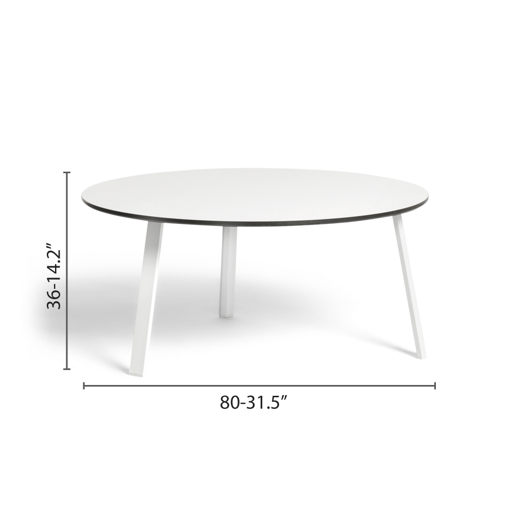 Diphano Easy Fit side table Elite 80xR cm 36h cm