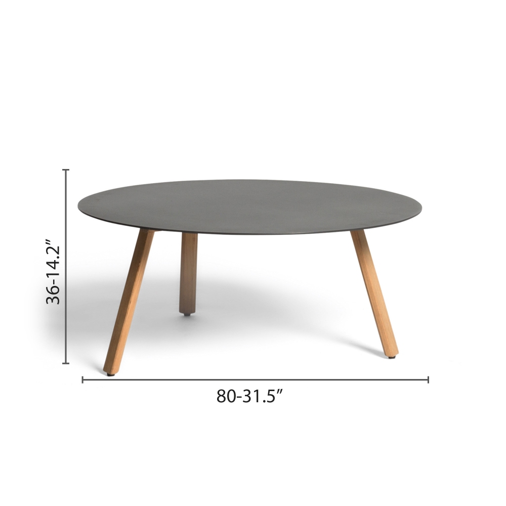Diphano Easy Fit side table Elite 80xR cm 36h cm