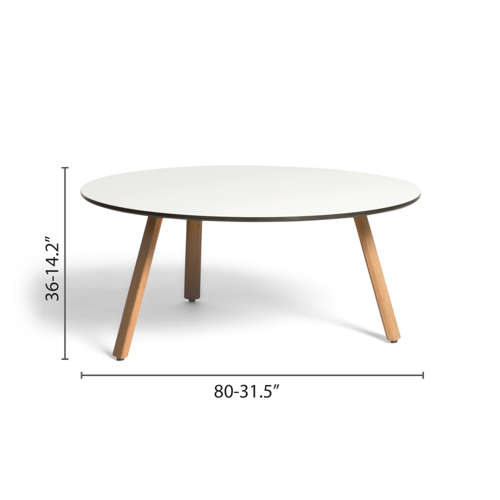 Diphano Easy Fit side table Elite 80xR cm 36h cm