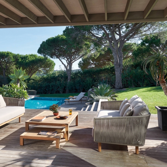 Diphano Divano 3 posti con cuscini Newport