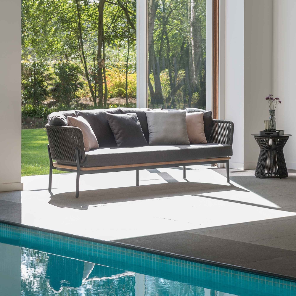 Diphano Omer 3 seater sofa with cushions