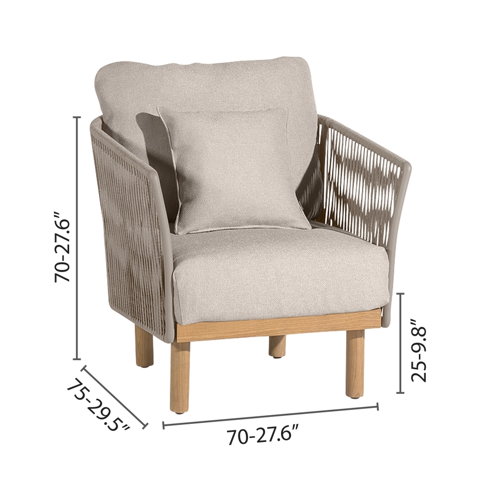 Diphano Poltrona con cuscini Newport