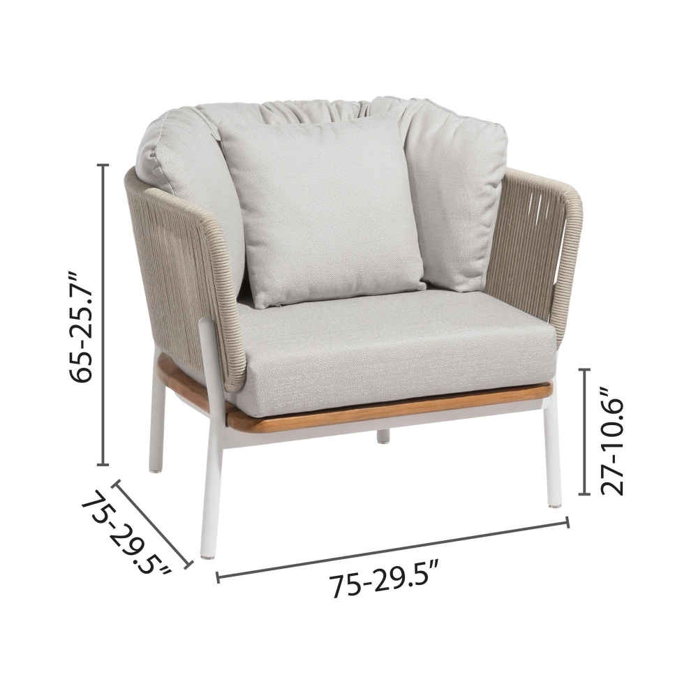 Diphano Omer lounge chair with cushions