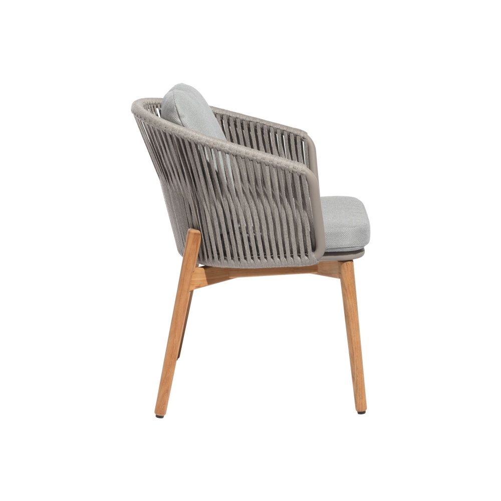 Diphano Poltrona da pranzo con cuscini Newport