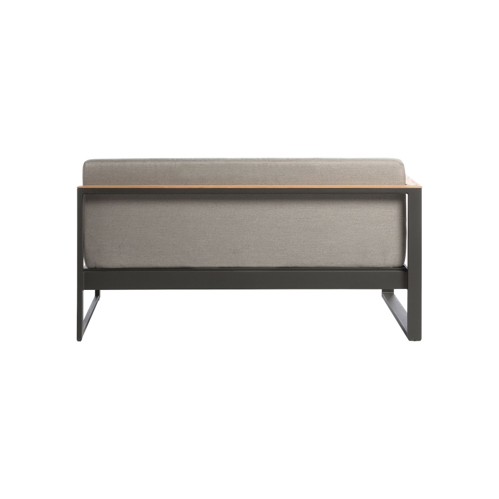 Diphano Landscape Teak right double seat with cushions