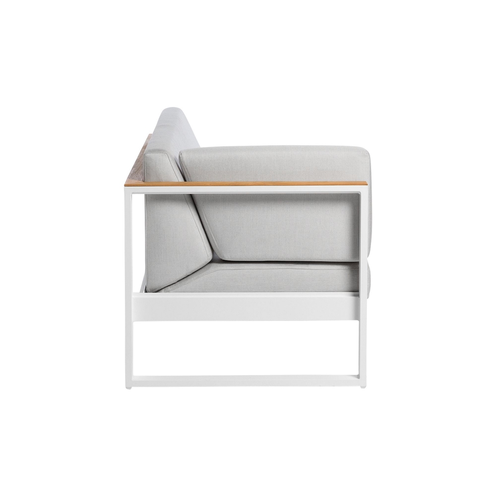 Diphano Landscape Teak right double seat with cushions