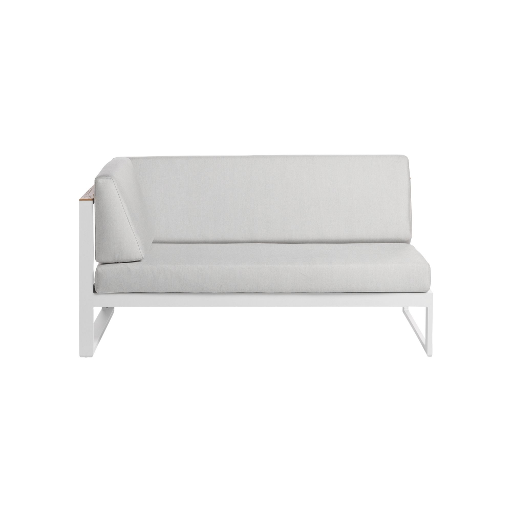 Diphano Landscape Teak right double seat with cushions