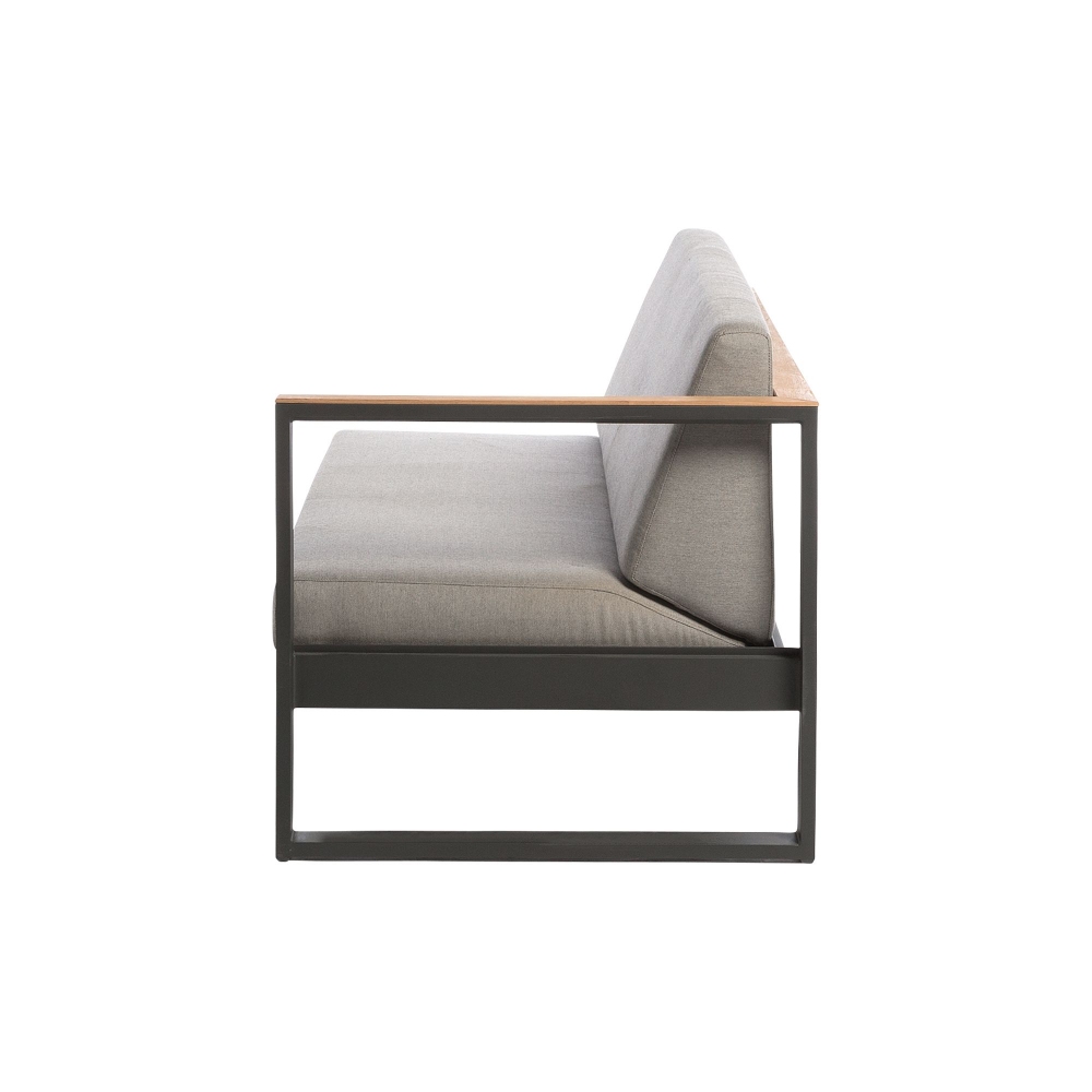 Diphano Seduta 2 posti sinistra con cuscini Landscape Teak