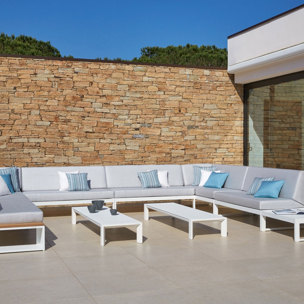 Diphano large middle seat Landscape Teak