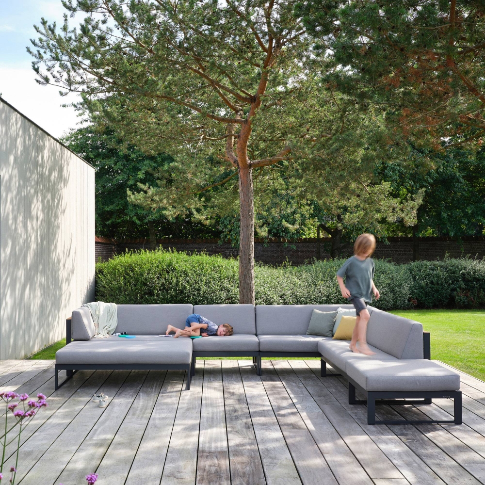 Diphano large middle seat Landscape Teak