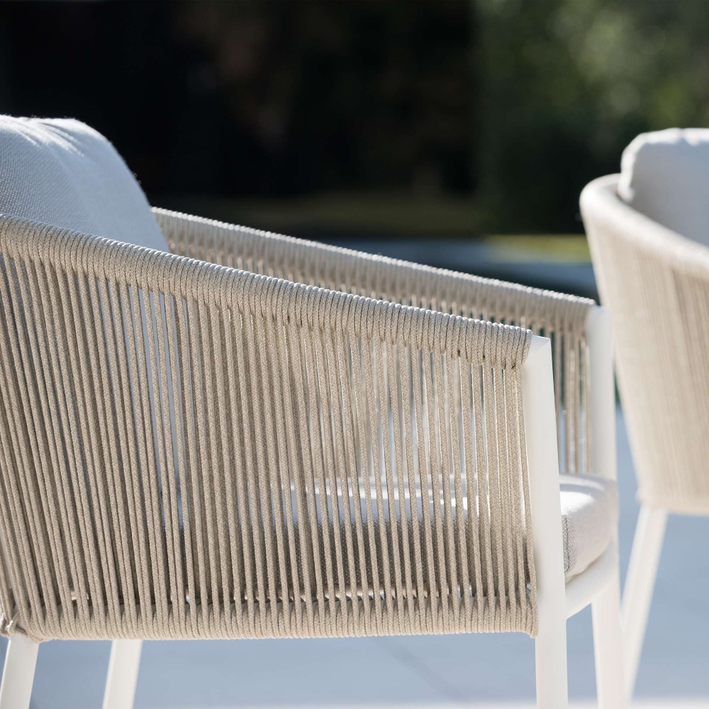 Diphano Sgabello da bar alto h 77,5 cm  con cuscini Omer