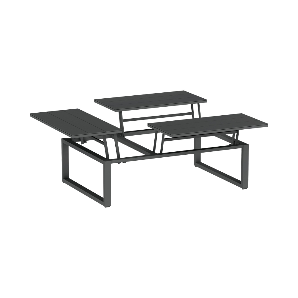 Diphano Landscape Teak adjustable top coffee table