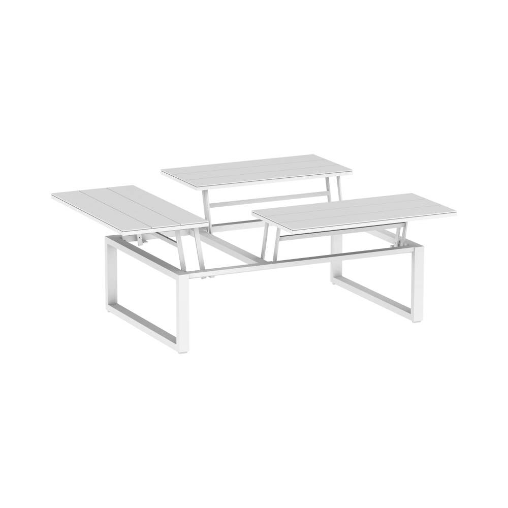 Diphano Tavolino con piano regolabile Landscape Teak