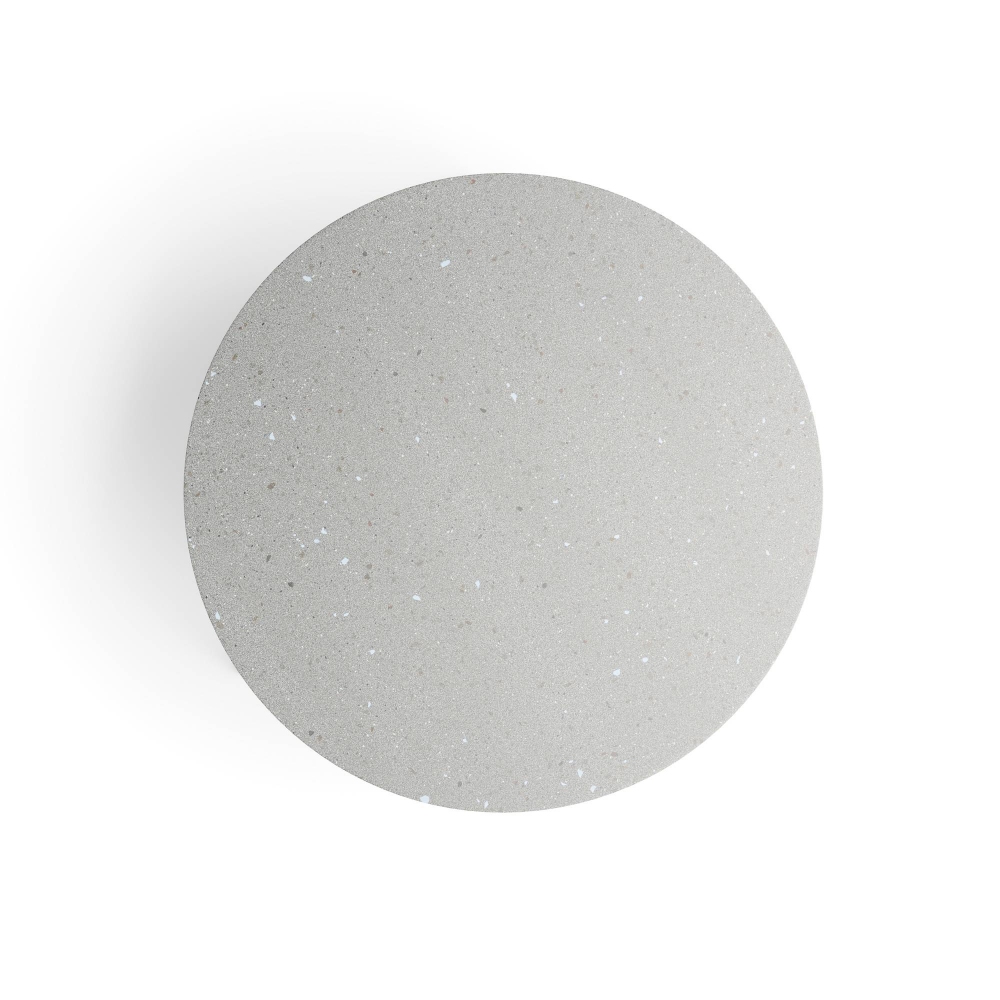 Diphano Tavolino Ray dm 80 cm Top ceramica, struttura alluminio