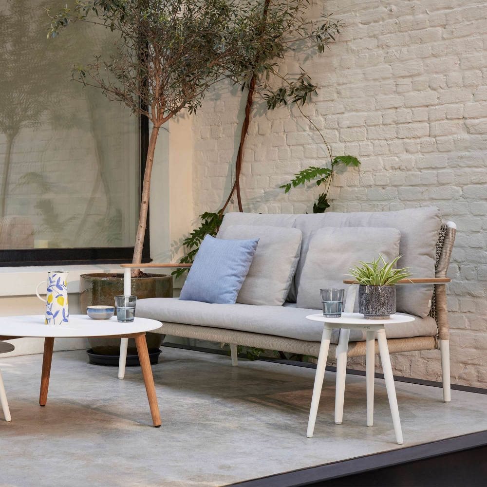 Diphano Ray coffee table 42xR cm - Top and structure in aluminium