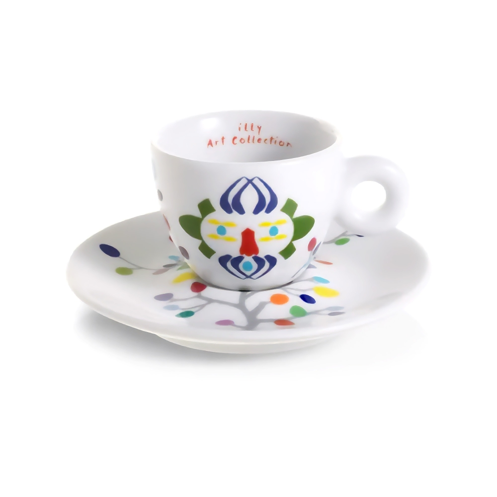 Illy 2 Tazze Espresso Illy Art Collection Pascale Marthine Tayou
