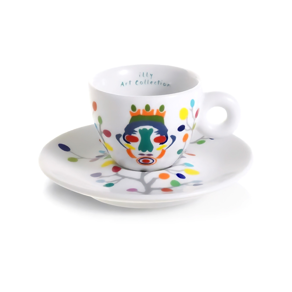 Illy 2 Tazze Espresso Illy Art Collection Pascale Marthine Tayou