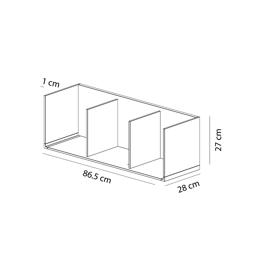 Sculptures Jeux Mensola/Contenitore Unit New Version 86 cm