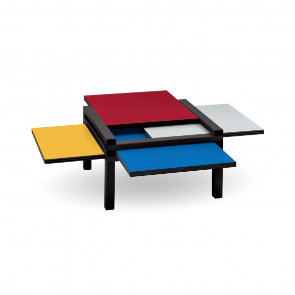 Sculptures Jeux Tavolino Par4 - Struttura in rovere tinto nero