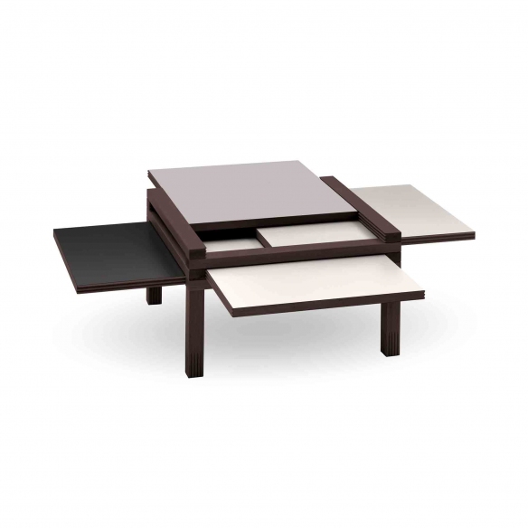 Sculptures Jeux Tavolino Par4 - Struttura in rovere tinto nero