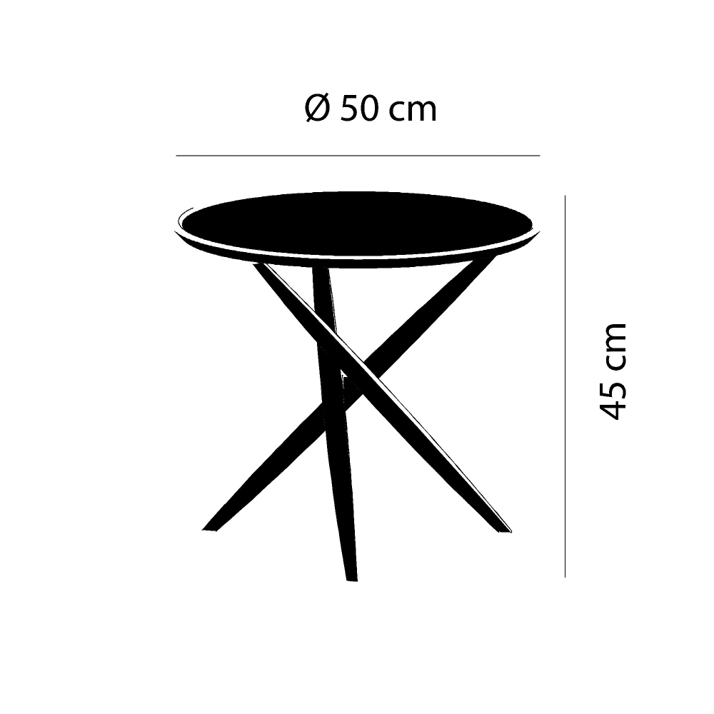 Sculptures Jeux Pico coffee table cm. 50x45h - Wood top