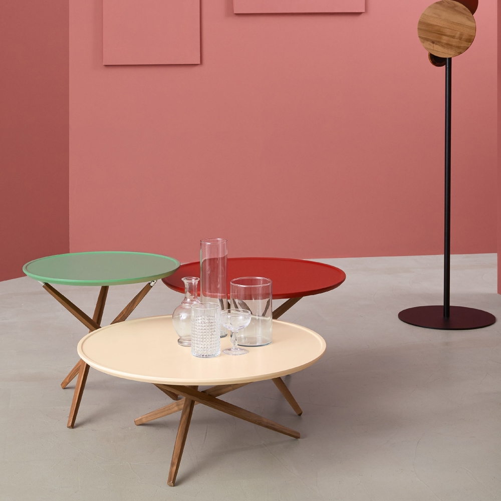 Sculptures Jeux Tavolino Pico cm. 50x45h - Piano in Touch (Laccato)