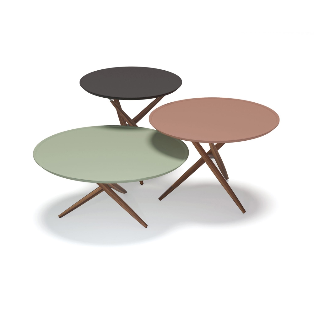 Sculptures Jeux Pico coffee table cm. 50x45h - Touch (lacquered) top