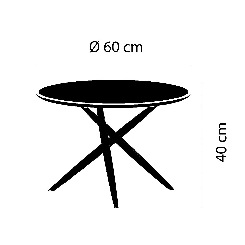 Sculptures Jeux Pico coffee table cm. 60x40h - Wood top