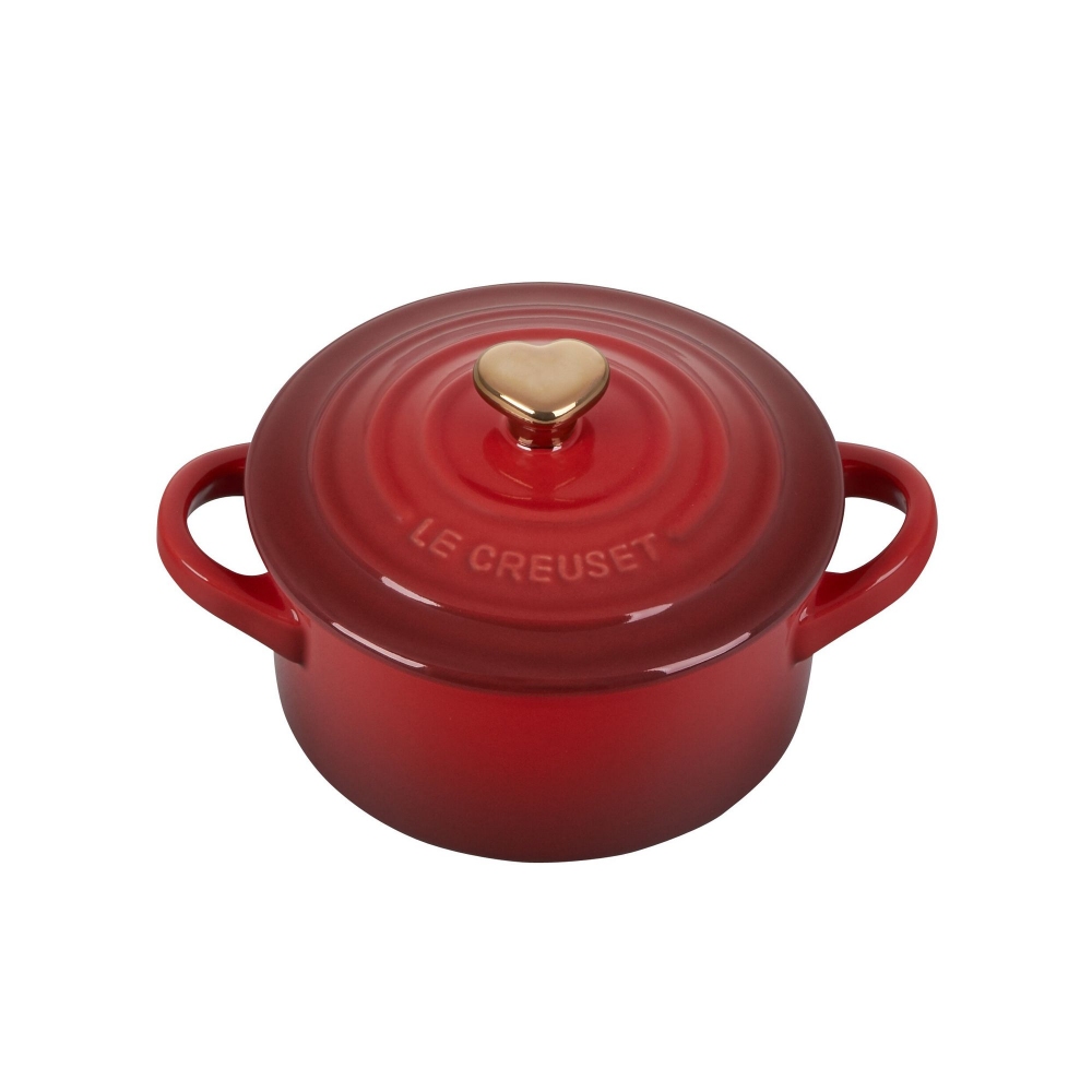 Le Creuset Mini cocotte con pomolo a cuore L'Amour Collection cm. 10